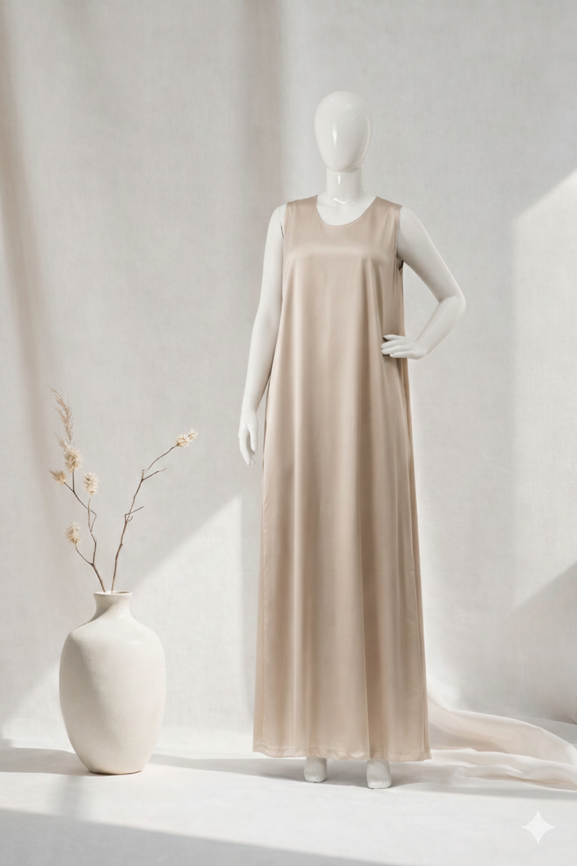 Abaya Inner Beige